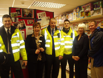 During the day we were introduced to our new local police officers